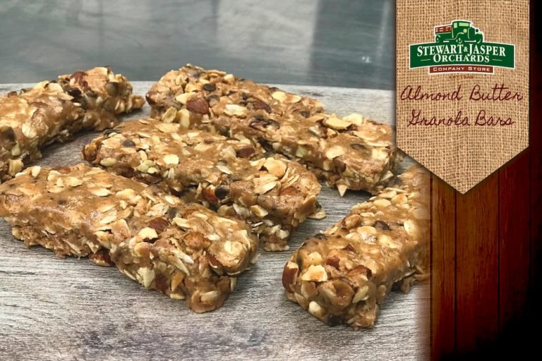 Almond Butter Granola Bars Stewart and Jasper Orchards