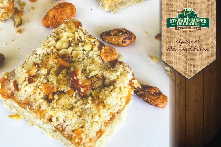 Apricot Almond Bars Stewart and Jasper Orchards