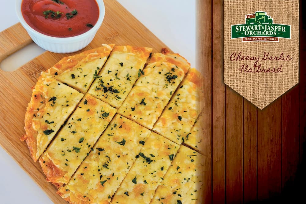 Garlic flatbread online