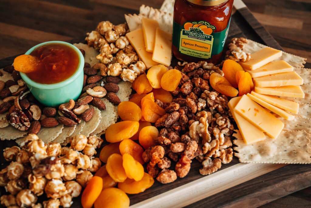 Fruit & Nut Cheese Board Recipe Stewart and Jasper Orchards