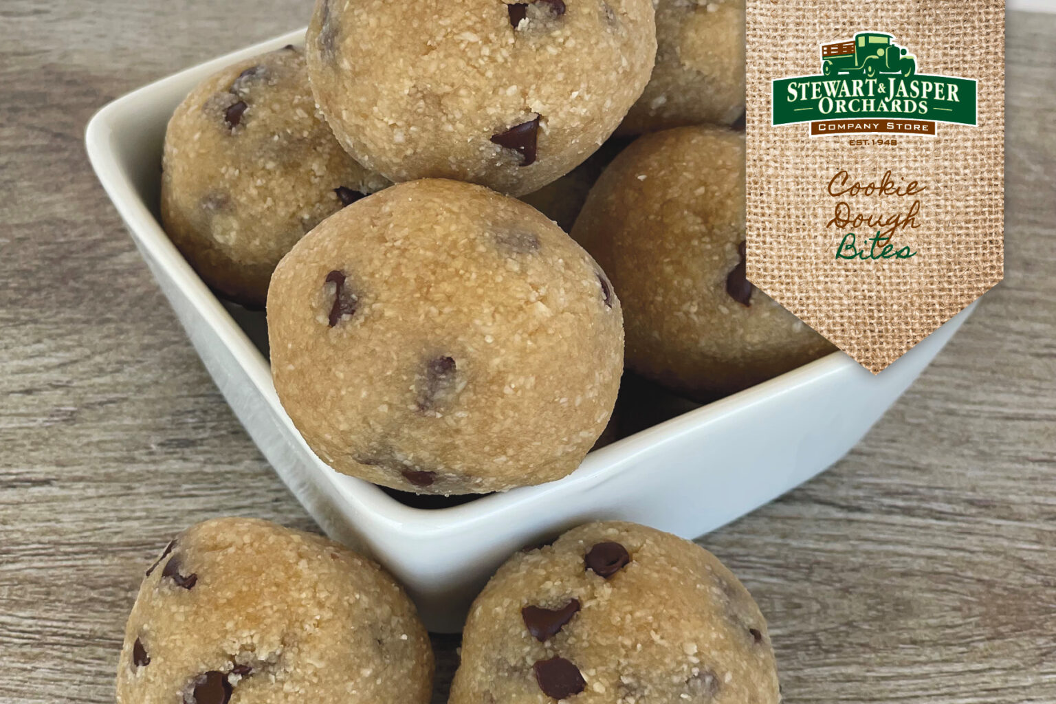 Almond Flour Cookie Dough Bites Stewart and Jasper Orchards