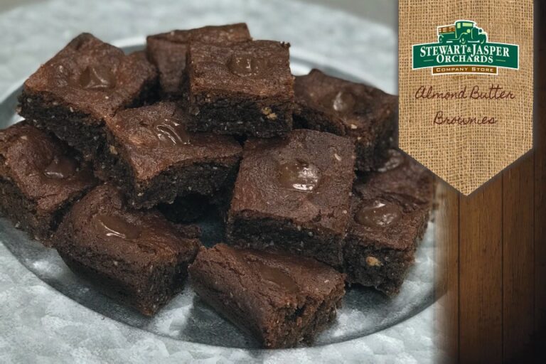Almond Butter Brownies Stewart and Jasper Orchards
