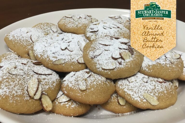Vanilla Almond Butter Cookies Stewart and Jasper Orchards
