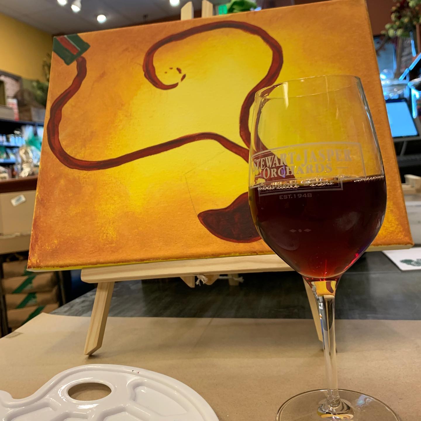 Sip & Paint March 23rd Patterson Stewart and Jasper Orchards