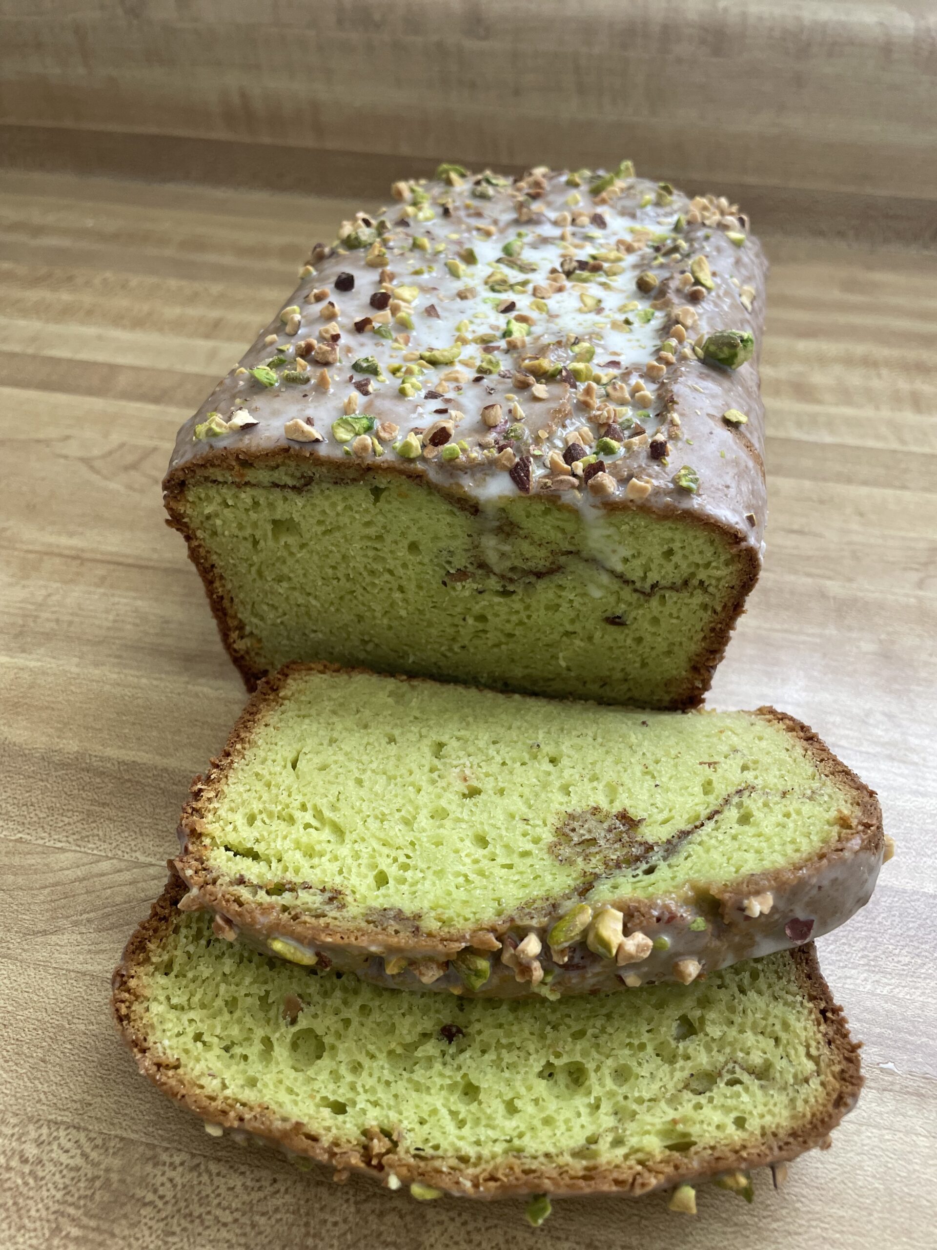 Pistachio Almond Loaf Cake Recipe - Stewart and Jasper Orchards
