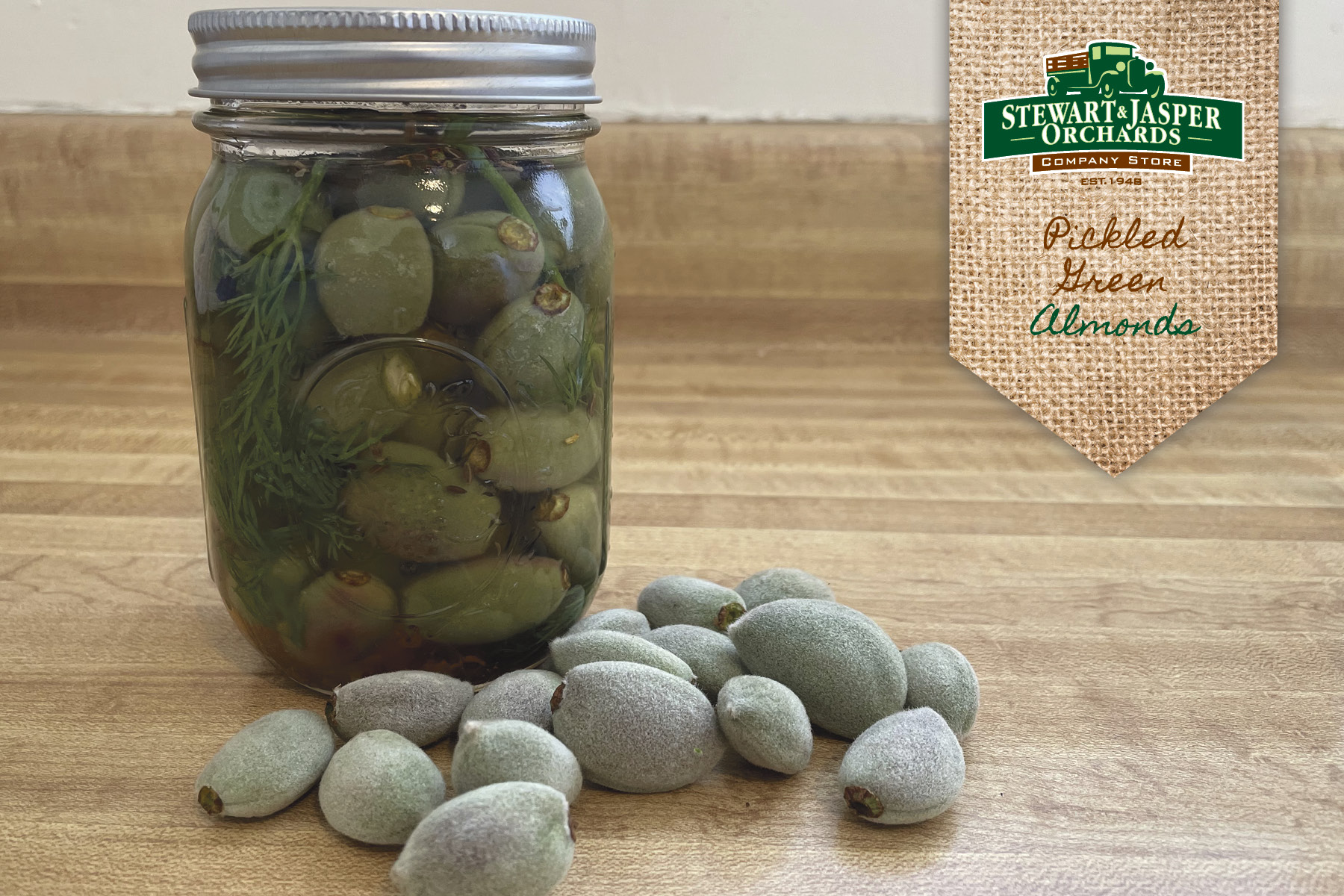 Pickled Green Almond Recipe2